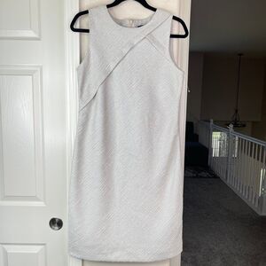 New Banana Republic "Sleeveless Shine Sheath" Dress Metallic Women's Size 6 #715